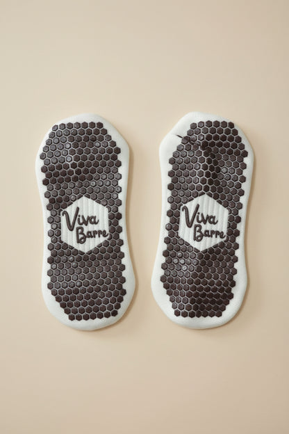 Chocolate Brown Minimalist Pilates Socks | Yoga & Barre