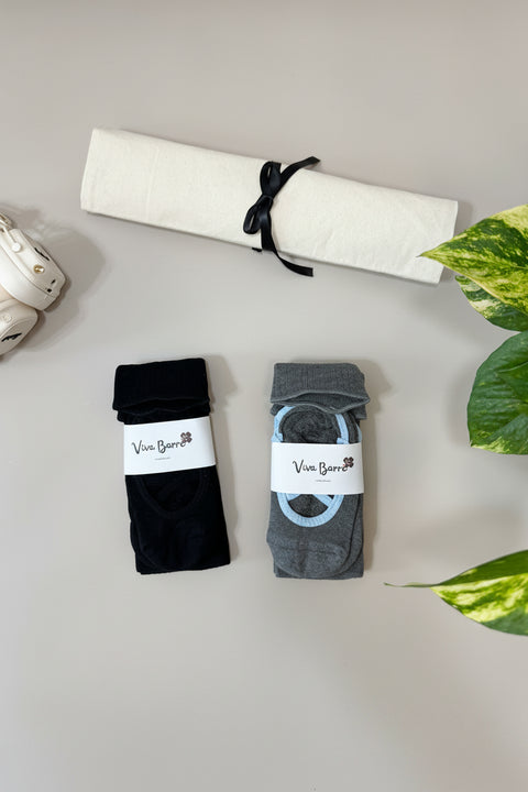 Viva Double-Layer Stitch Grip Socks