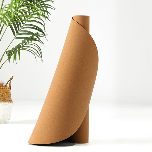 Natural Cork Curved‑Top Yoga Mat | 5mm Non‑Slip Pilates Exercise Mat