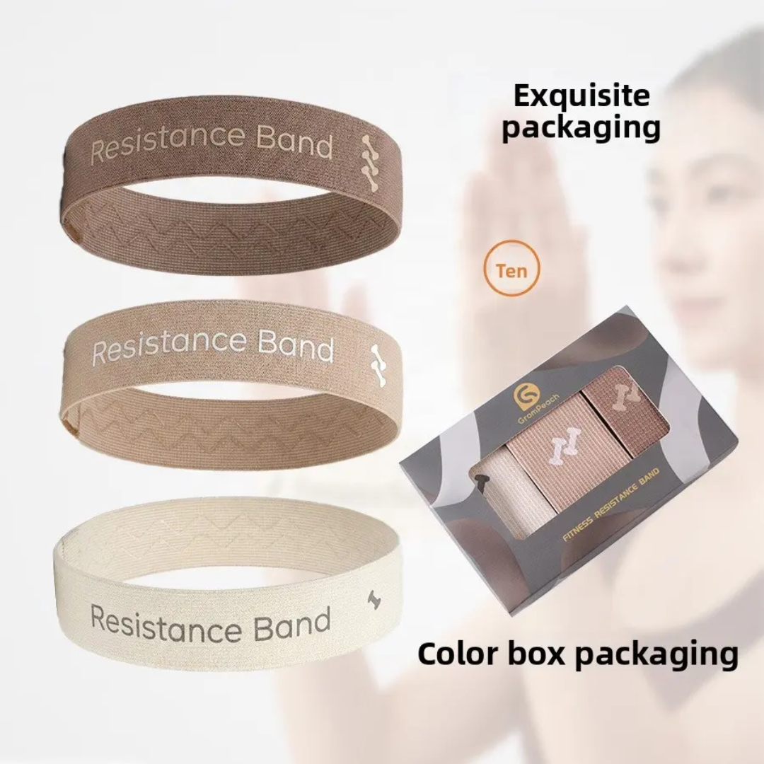 Premium Master‑Grade Fabric Booty Resistance Bands Set, 3‑Level Non‑Slip Hip Exercise Loop Bands for Glutes, Legs & Squats, Home Pilates Fitness Workout