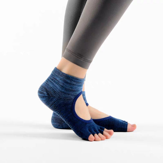 Viva Tie-Dye Gradient Open-Toe Yoga Socks – Gradient Blue
