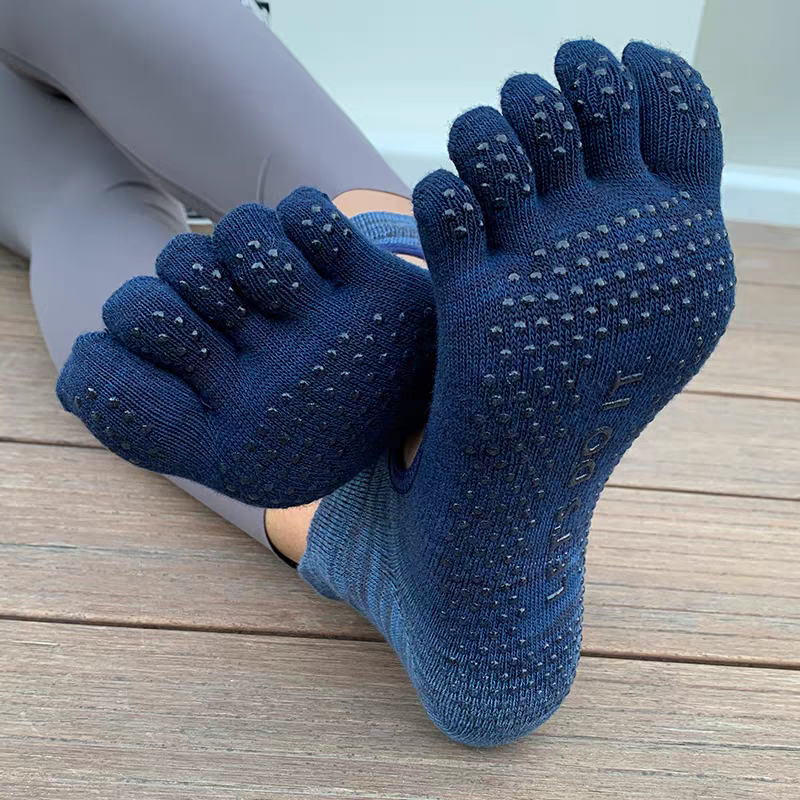 Viva Tie-Dye Gradient Open-Toe Yoga Socks