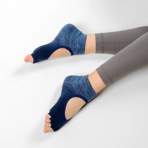 Viva Tie-Dye Gradient Open-Toe Yoga Socks