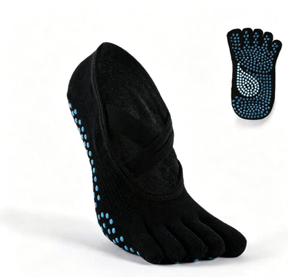 Viva Double Cross-Strap Split-Toe Yoga Socks
