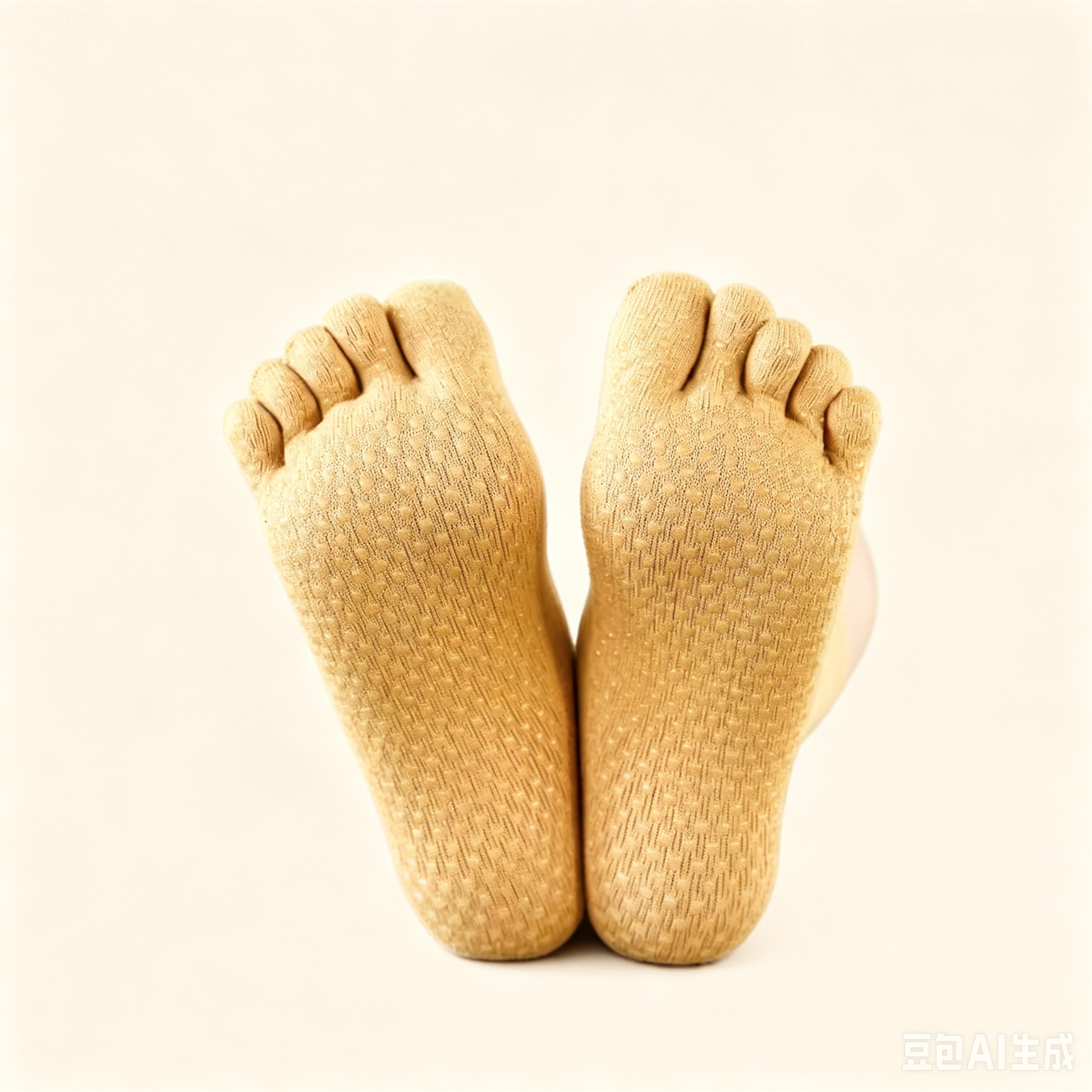 Viva Split-Toe Mid-Calf Grip Socks